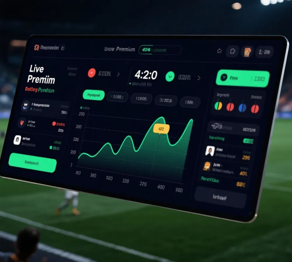 滚球盘口变化与实时比赛节奏示意图